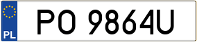 Truck License Plate